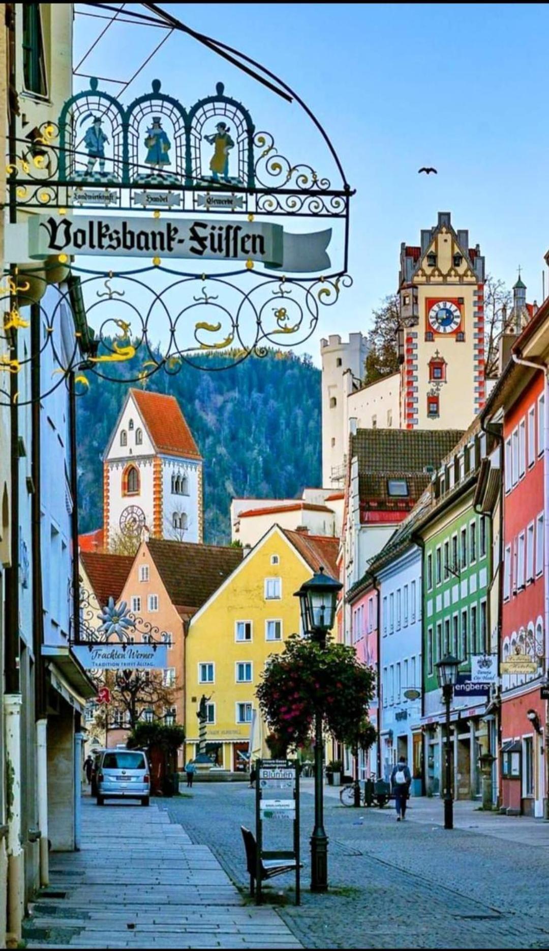 Ferienwohnung Boutique Haus Sissi Füssen Exterior foto
